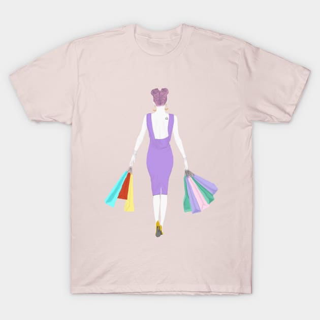 Shopping addict T-Shirt by njikshik